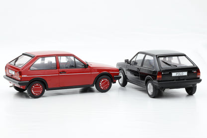 1:18 VW Volkswagen Polo II Coupe GT Fox und G40 SET 1985 rot schwarz MCG Diecast
