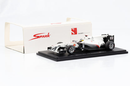 1:43 Spark Sauber C29 No. 22 Pedro De La Rosa European GP 2010 S3006