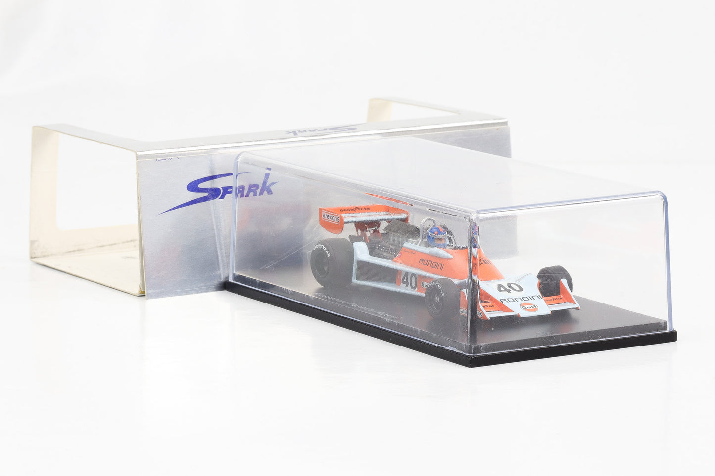 1:43 Spark Tyrrell 007 No. 40 Alessandro Pesenti-Rossi Dutch GP 1976 S1648