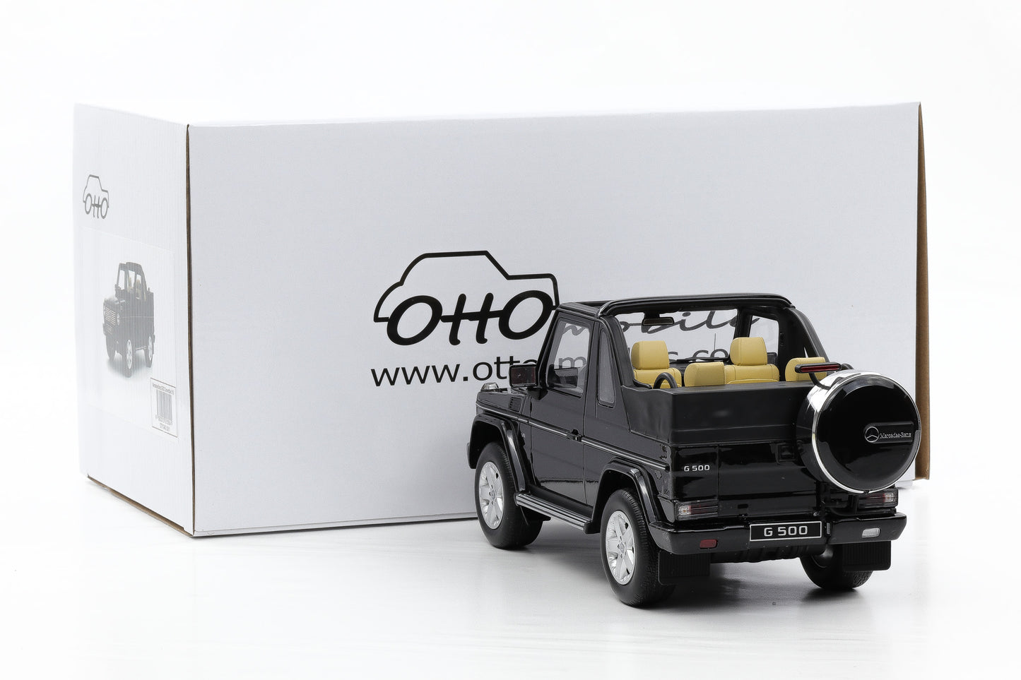 1:18 OTTO mobile G-Klasse G500 Cabrio Schwarz 2007 W463 OT1040