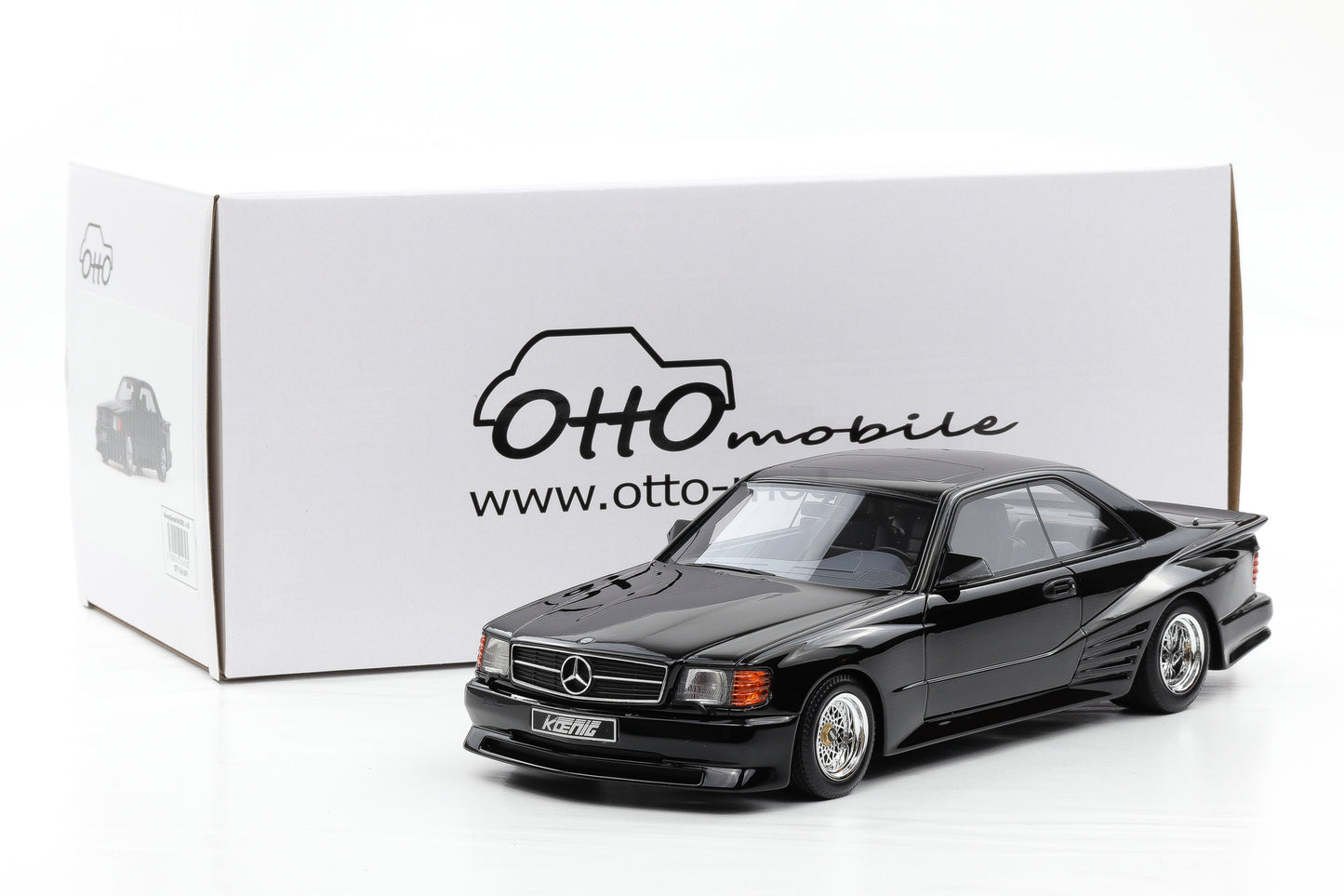 1:18 OTTO mobile Mercedes 560 SEC W126 KOENIG Special black 1992 OT1134