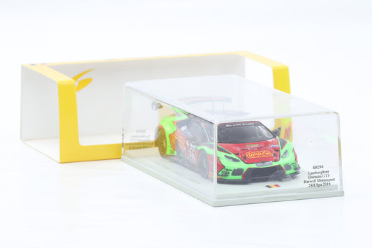 1:43 Spark Lamborghini Huracan GT3 #666 Barewell Motorsport 24h Spa 2016 SB294