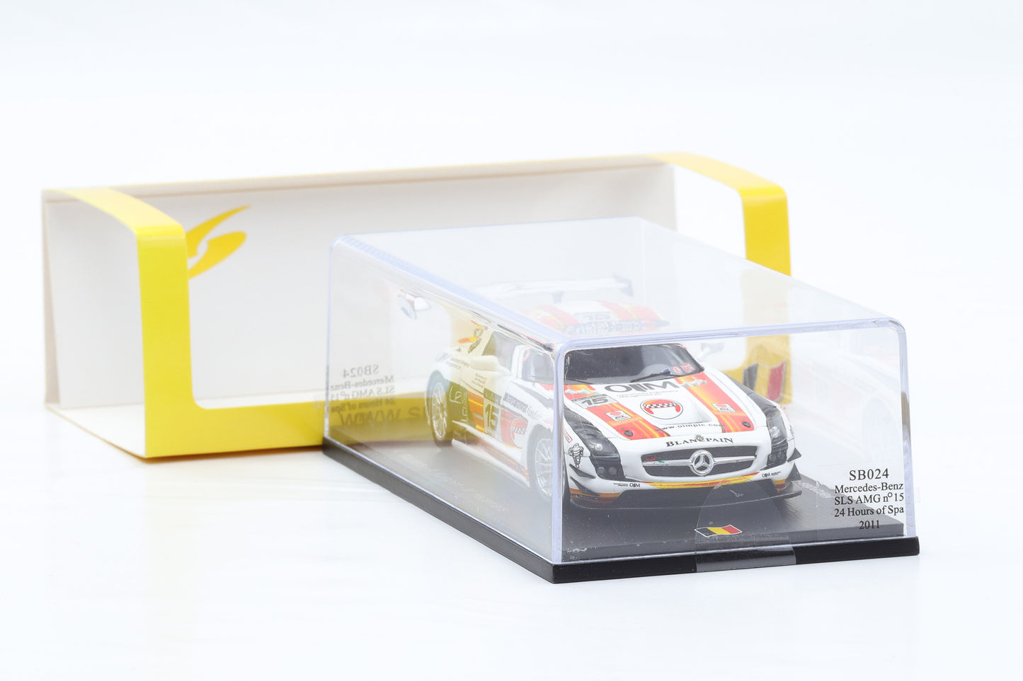 1:43 Spark Mercedes-Benz SLS AMG #15 KRK Holland 24h Spa 2011 SB024