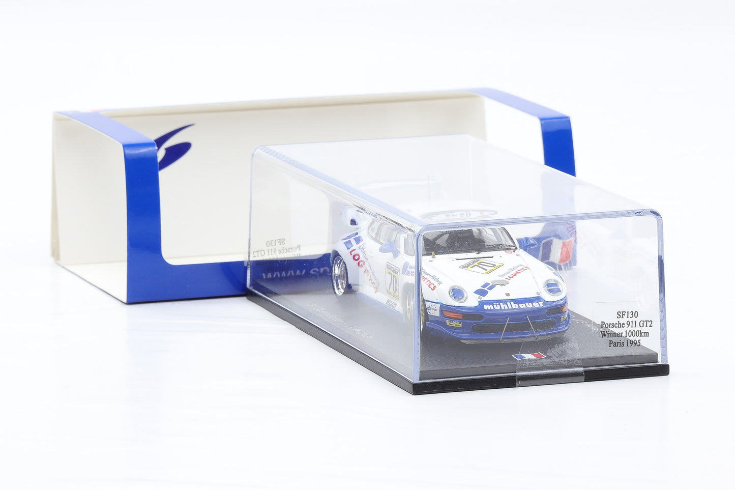 1:43 Spark Porsche 911 GT2 #70 Winner 1000km Paris 1995 SF130