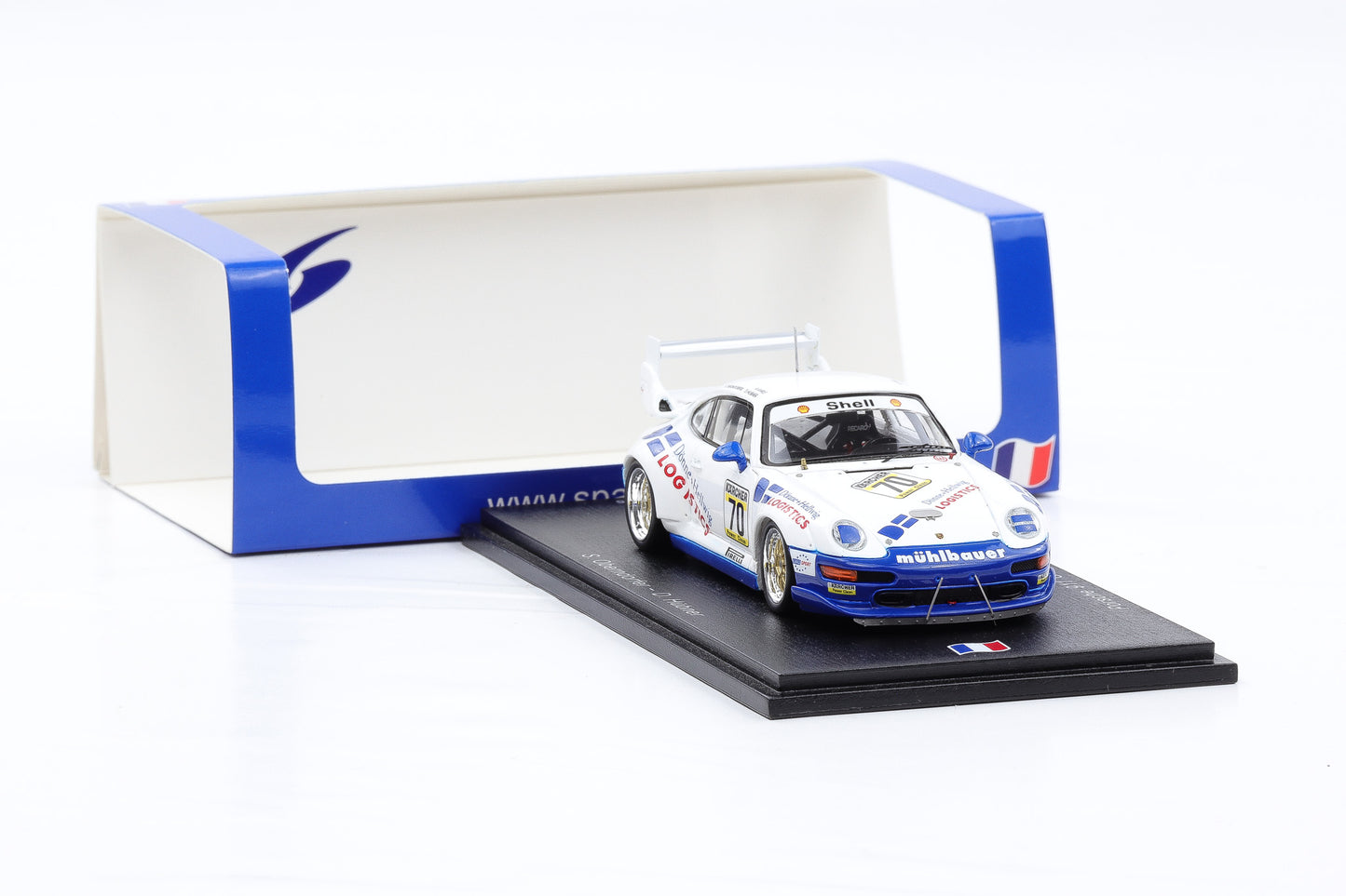 1:43 Spark Porsche 911 GT2 #70 Winner 1000km Paris 1995 SF130