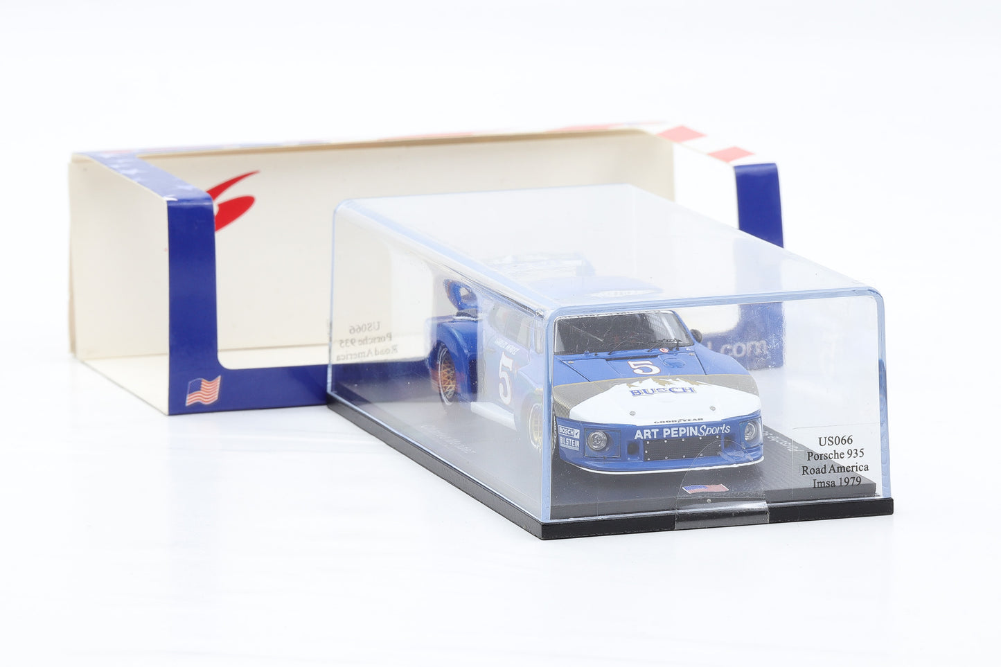 1:43 Spark Porsche 935 #5 Charles Mendez Road America IMSA 1979 US066