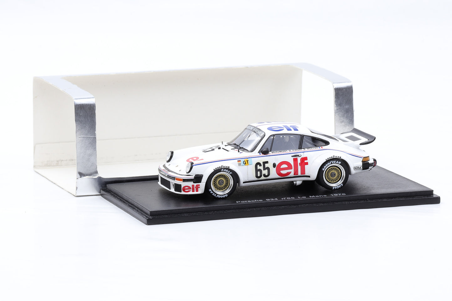 1:43 Spark Porsche 934 #65 Wollek Pironi Beaumont 1976 Le Mans S3402