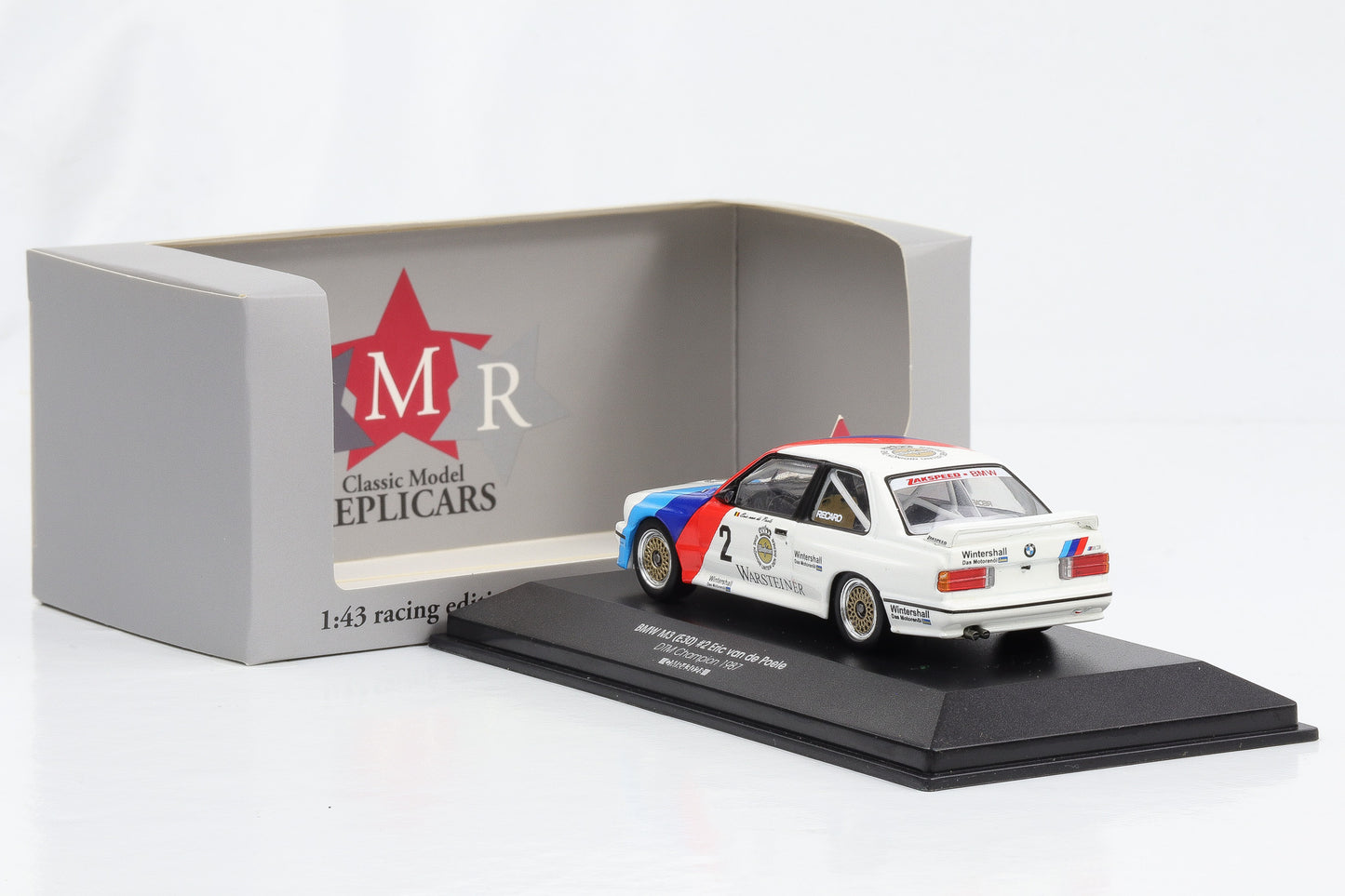 1:43 BMW M3 E30 #2 DTM 1987 Campion 1987 Eric van de Poele CMR