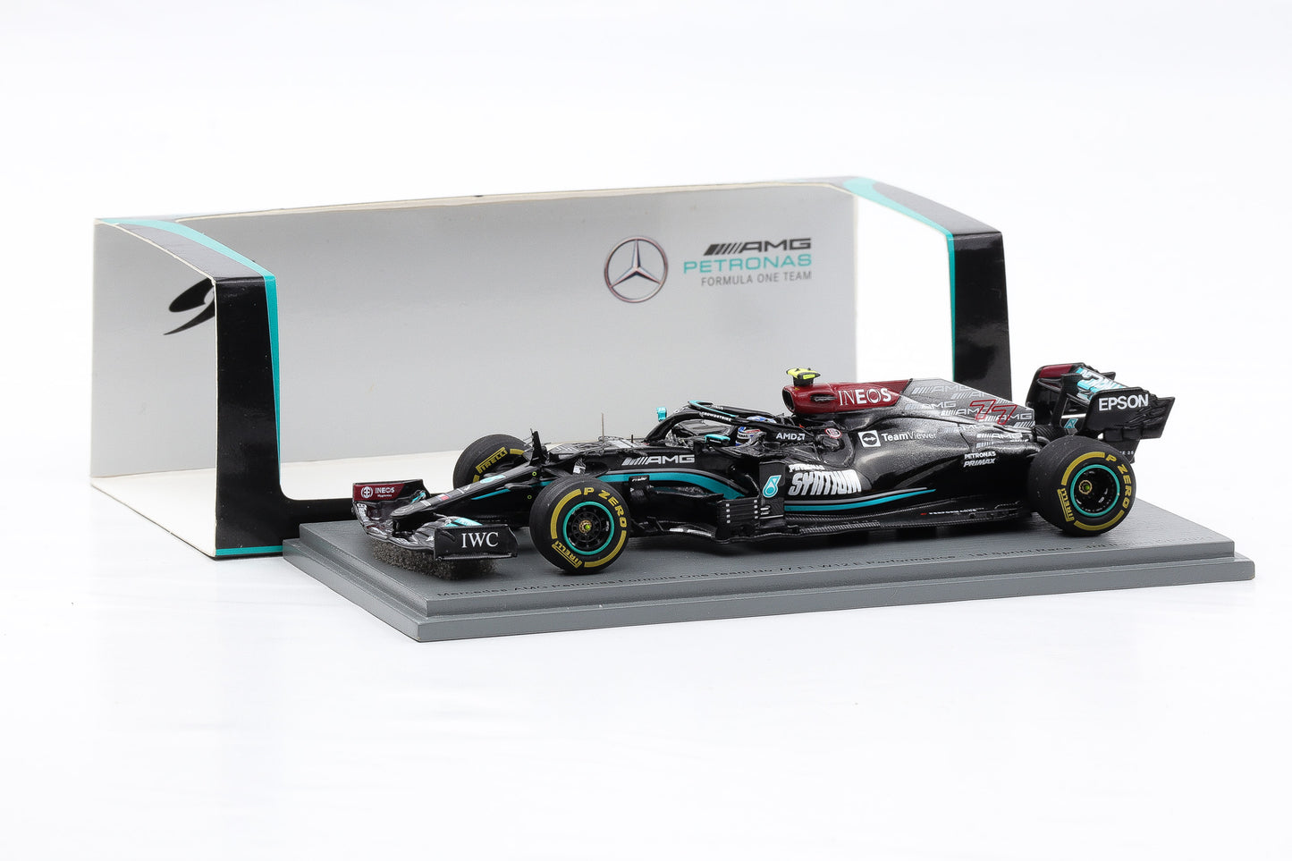 1:43 Spark Mercedes-AMG Bottas #77 F1 W12 E 1st Sprint Race 3rd Italien GP 2024 S7691