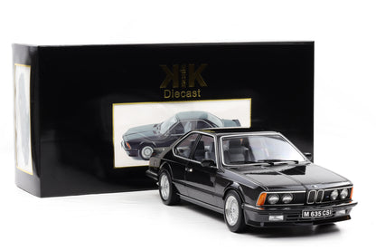 1:12 KK-Scale BMW M635 CSI 1987 schwarz metallic / BBS Felgen / opening parts