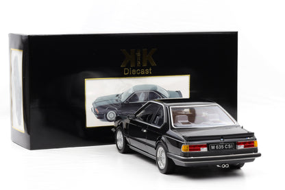 1:12 KK-Scale BMW M635 CSI 1987 schwarz metallic / BBS Felgen / opening parts