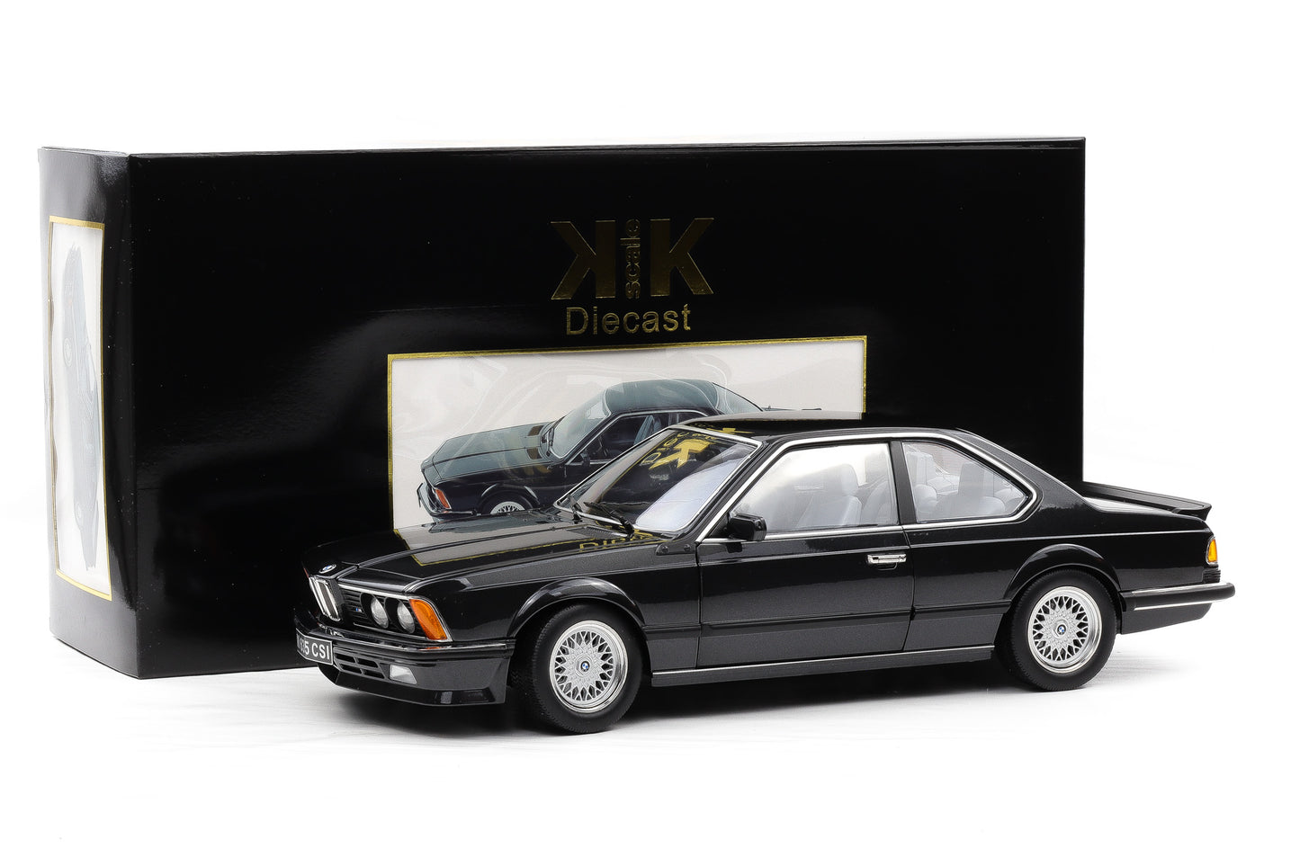1:12 KK-Scale BMW M635 CSI 1987 schwarz metallic / BBS Felgen / opening parts