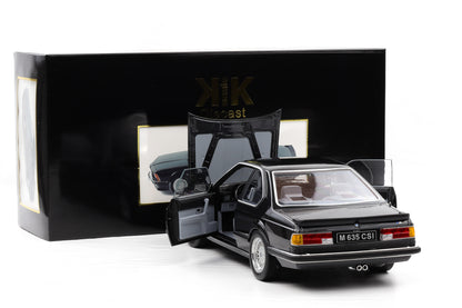 1:12 KK-Scale BMW M635 CSI 1987 schwarz metallic / BBS Felgen / opening parts