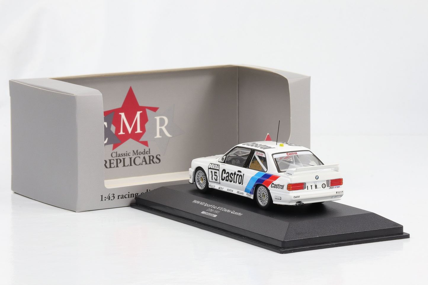 1:43 BMW M3 E30 #15 DTM 1991 Dieter Quester CMR