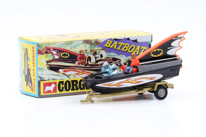 Corgi Toys Batmobile Batboat mit Trailer Batman and Robin Nr. 107 Repro 1:43