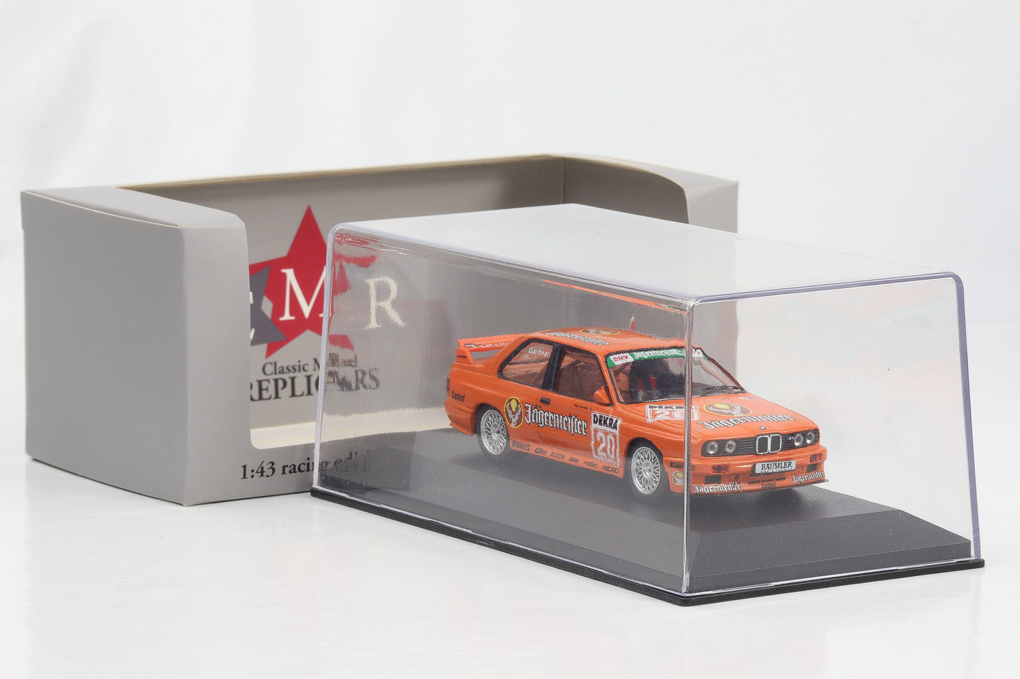 1:43 BMW M3 Sport EVO E30 #20 Jägermeister DTM 1992 Gardner CMR