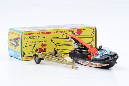 Corgi Toys Batmobile Batboat mit Trailer Batman and Robin Nr. 107 Repro 1:43
