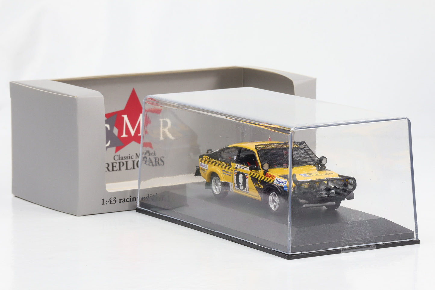 1:43 Opel Kadett C Coupe #9 Safari Rallye 1976 Röhrl Billstam CMR