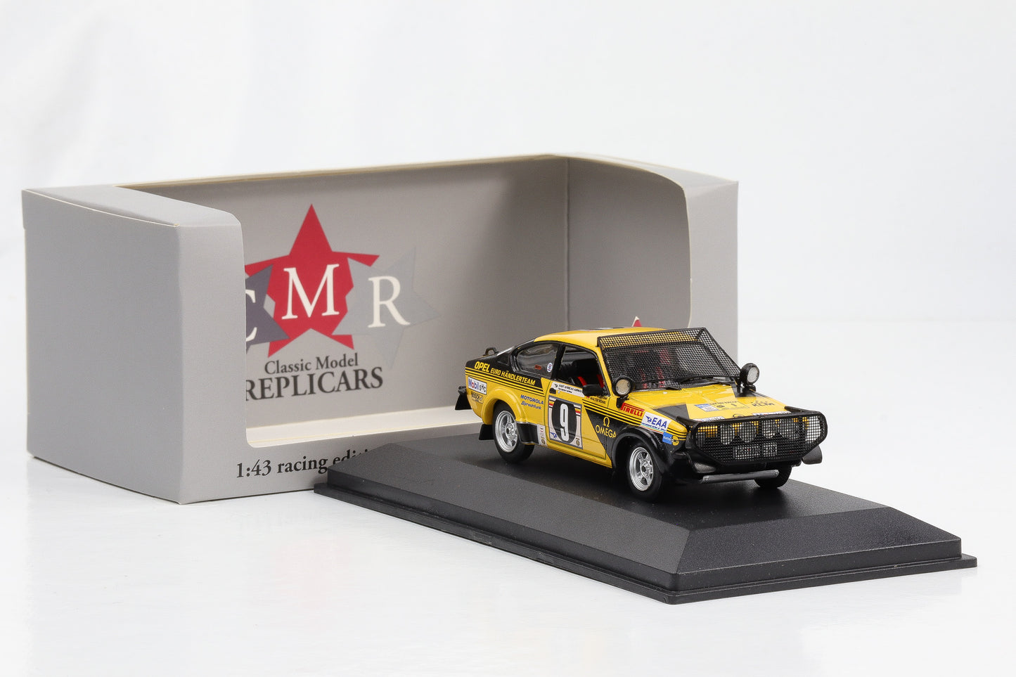 1:43 Opel Kadett C Coupe #9 Safari Rallye 1976 Röhrl Billstam CMR