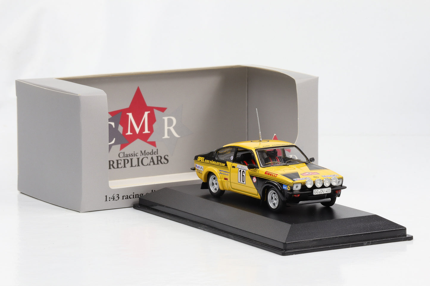 1:43 Opel Kadett GT/E Coupe #16 Monta Carlo 1976 Röhrl Berger CMR