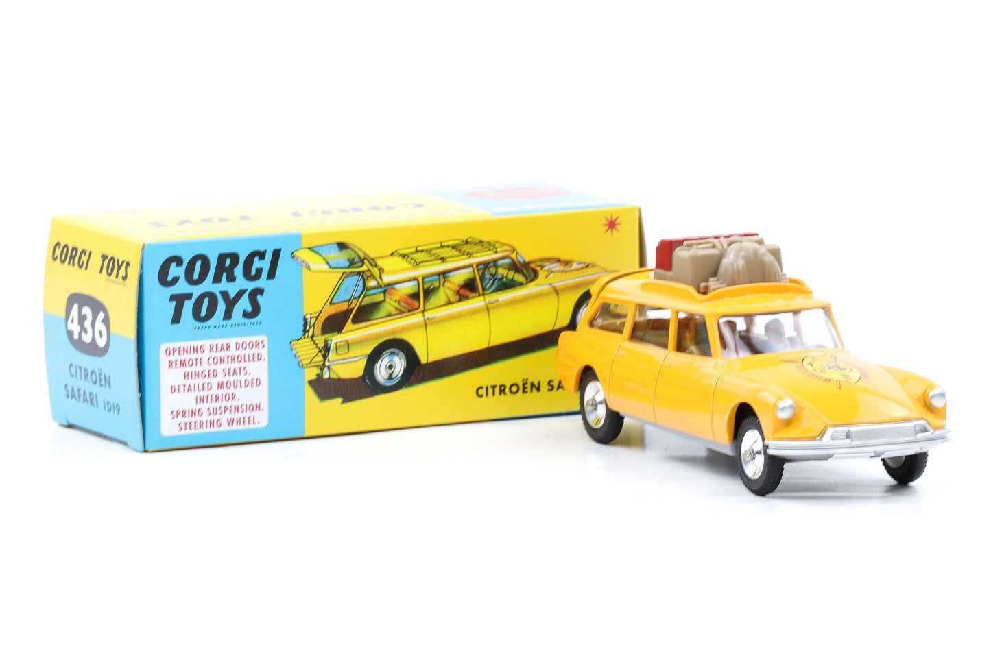 Corgi Toys Citroen Safari ID19 gelb Nr. 436 Repro 1:48