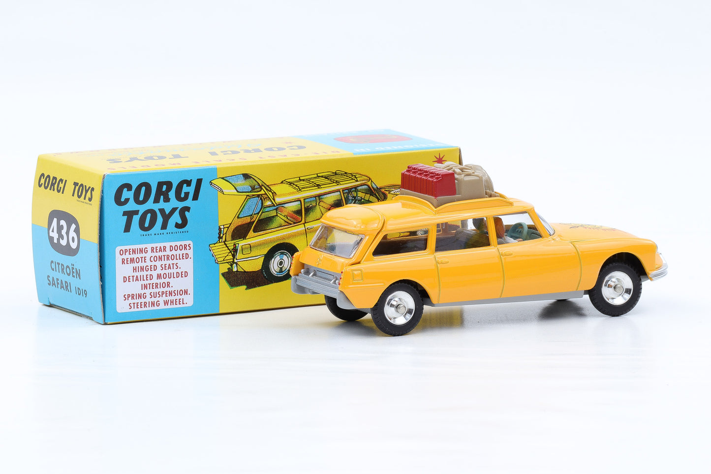 Corgi Toys Citroen Safari ID19 gelb Nr. 436 Repro 1:48