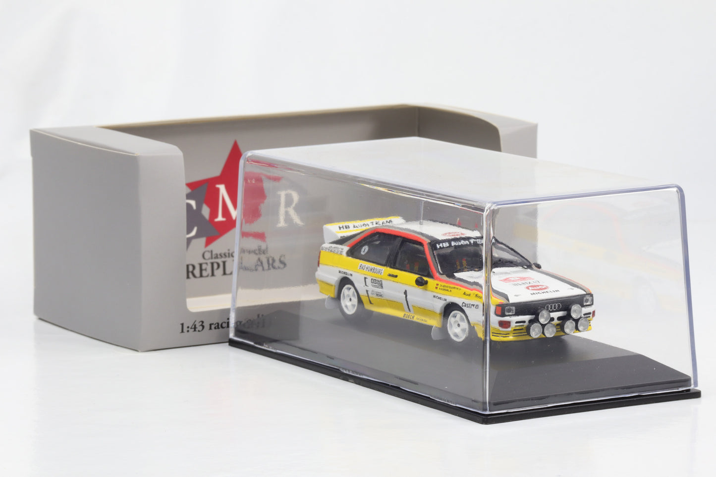 1:43 Audi Sport Quattro A2 Vencedor Rallye Monte Carlo 1984 Röhrl Geistdörfer CMR