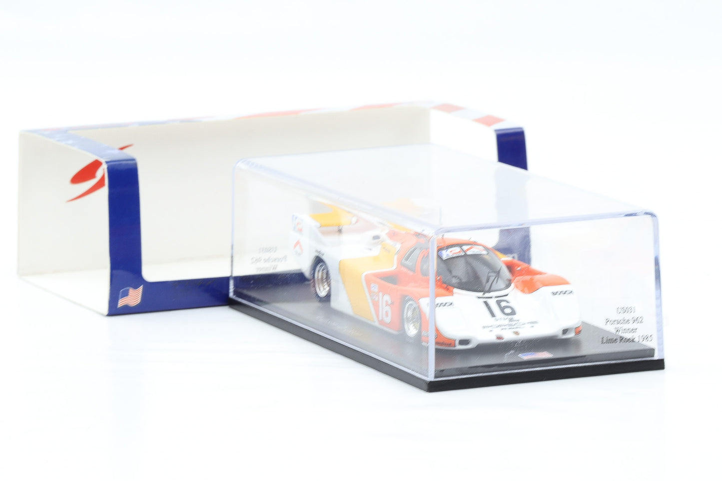 1:43 Spark Porsche 962 #16 Dyson Olson Winner Lime Rock 1985 US031