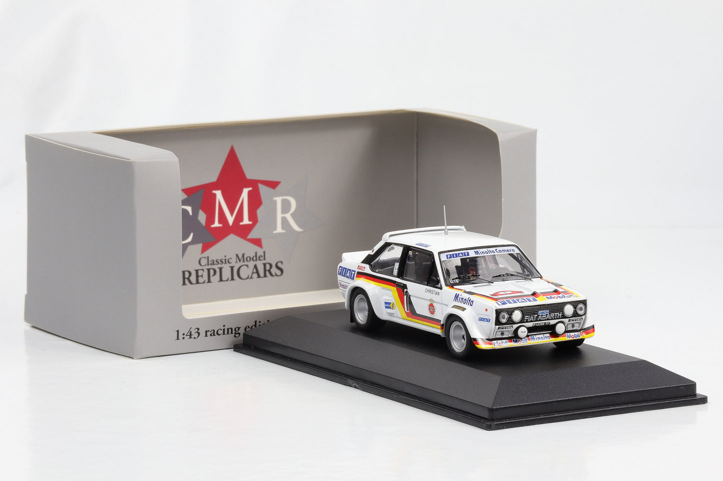 1:43 Fiat 131 Abarth #1 Winner Rallye Hunsrück 1979 Röhrl Geistdörfer CMR