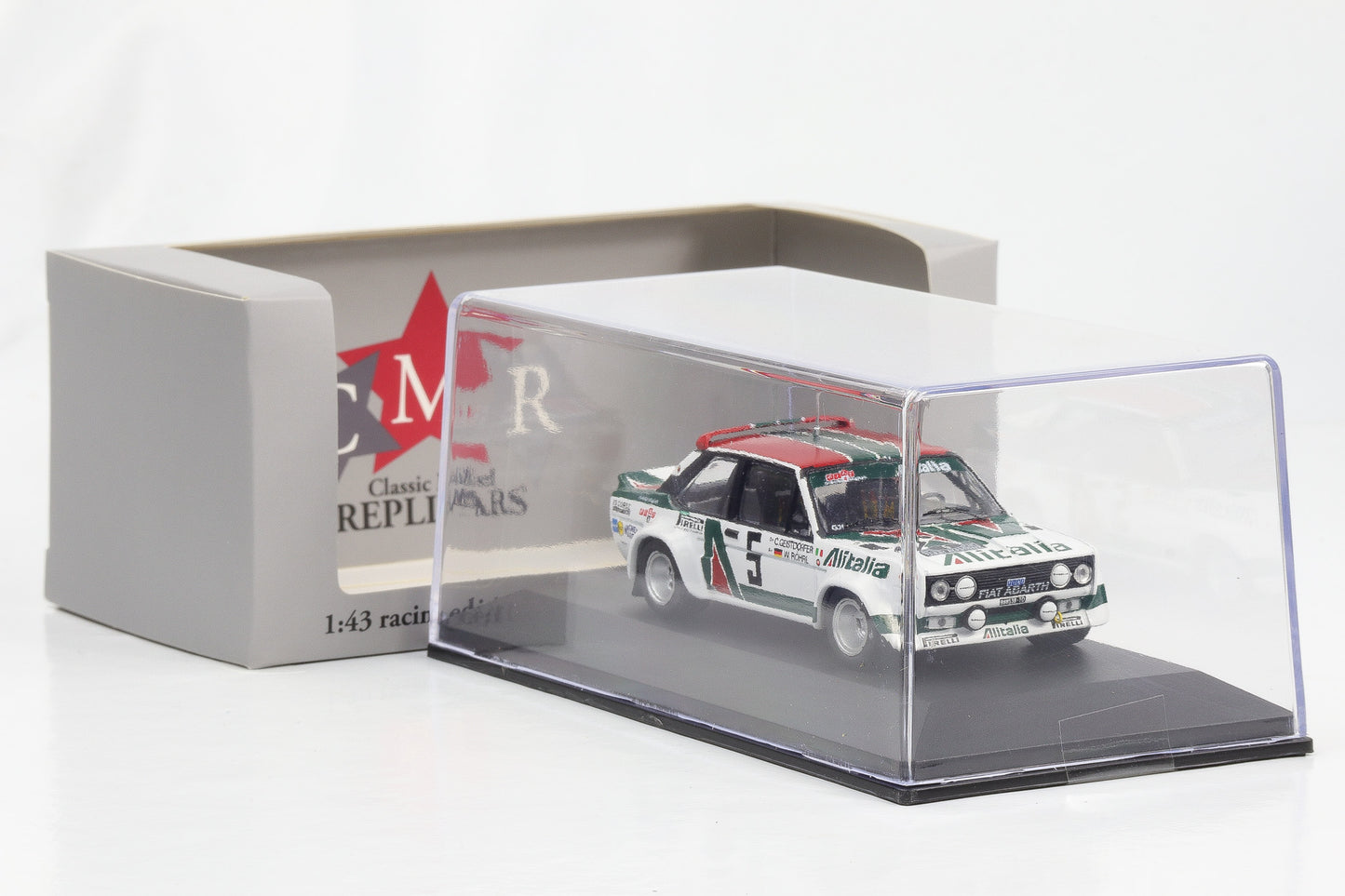 1:43 Fiat 131 Abarth #5 Winner Rallye Acropolis 1978 Röhrl Geistdörfer CMR