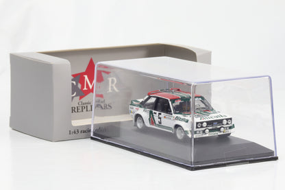 1:43 Fiat 131 Abarth #5 Ganador Rallye Acrópolis 1978 Röhrl Geistdörfer CMR