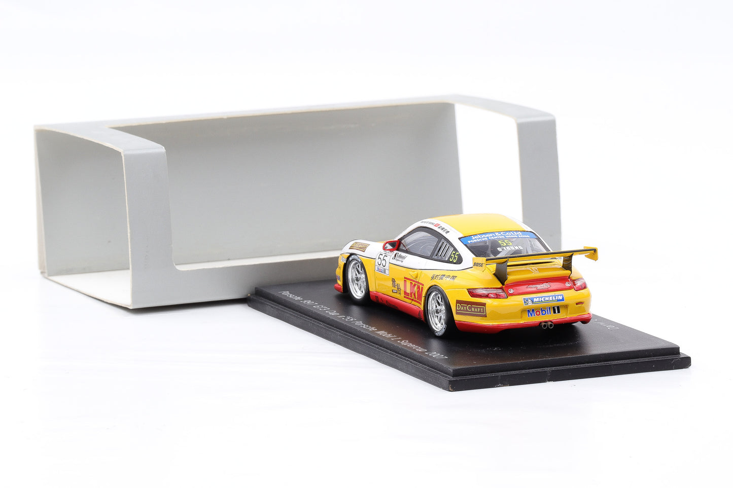 1:43 Spark Porsche 997 GT3 Cup #55 O'Young Porsche Mobil 1 Supercup 2007
