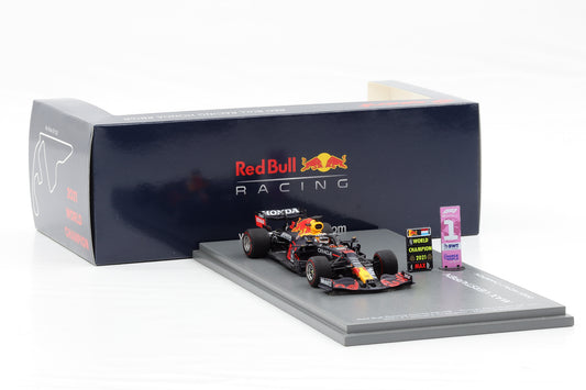1:43 Spark Red Bull Racing Honda RB 16B Winner Abu Dhabi GP 2021  Max Verstappen