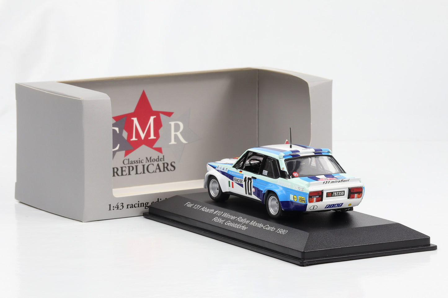 1:43 Fiat 131 Abarth #10 Vainqueur Rallye Monte-Carlo 1980 Röhrl Geistdörfer CMR