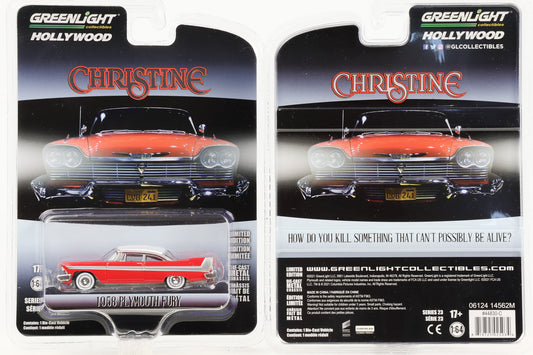 1:64 Greenlight 1958 Plymouth Fury - Film Christine Hollywood Serie 23