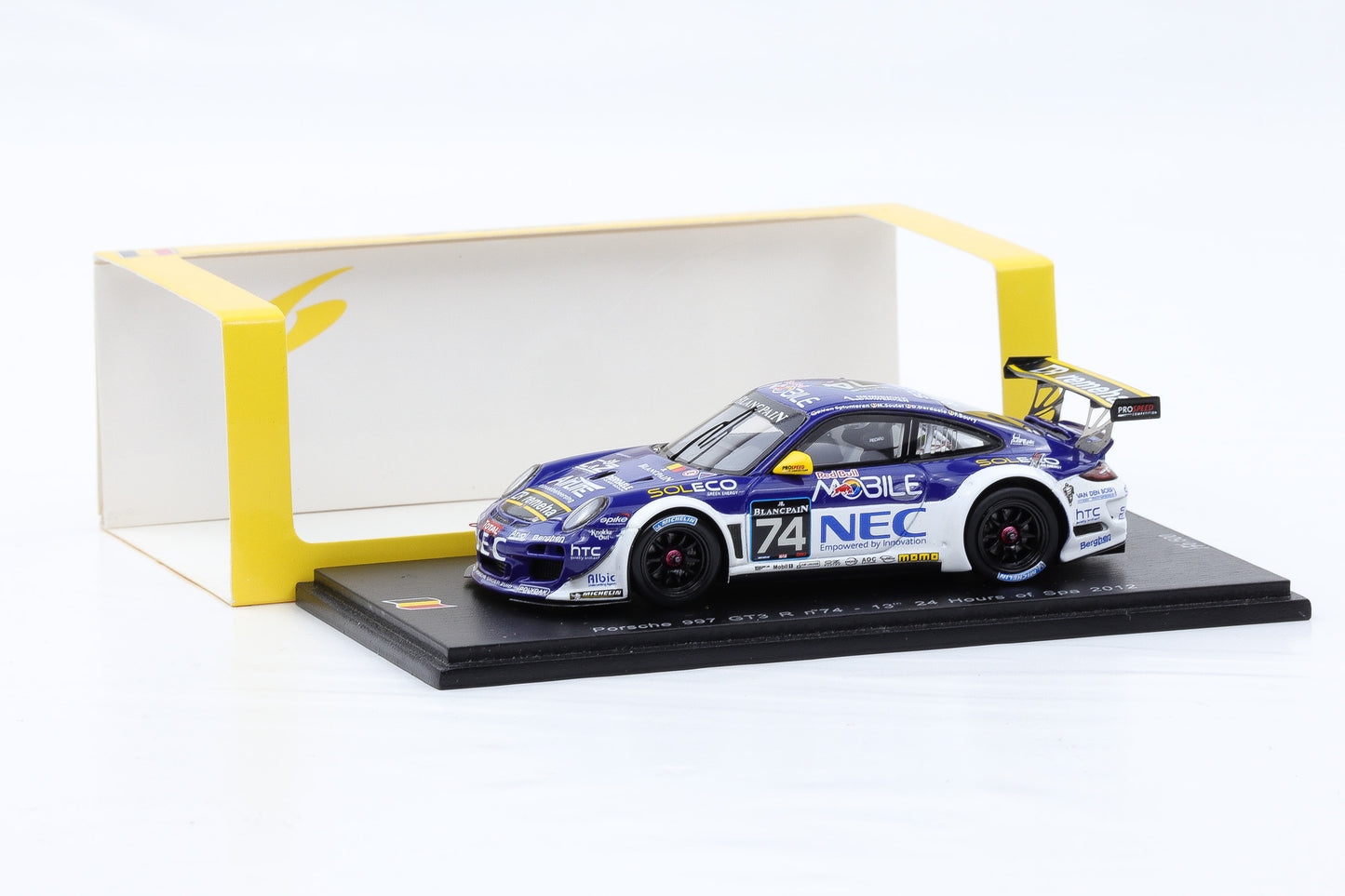 1:43 Spark Porsche 997 GT3 R #74 Red Bull 13th 24h Spa 2021 SB032