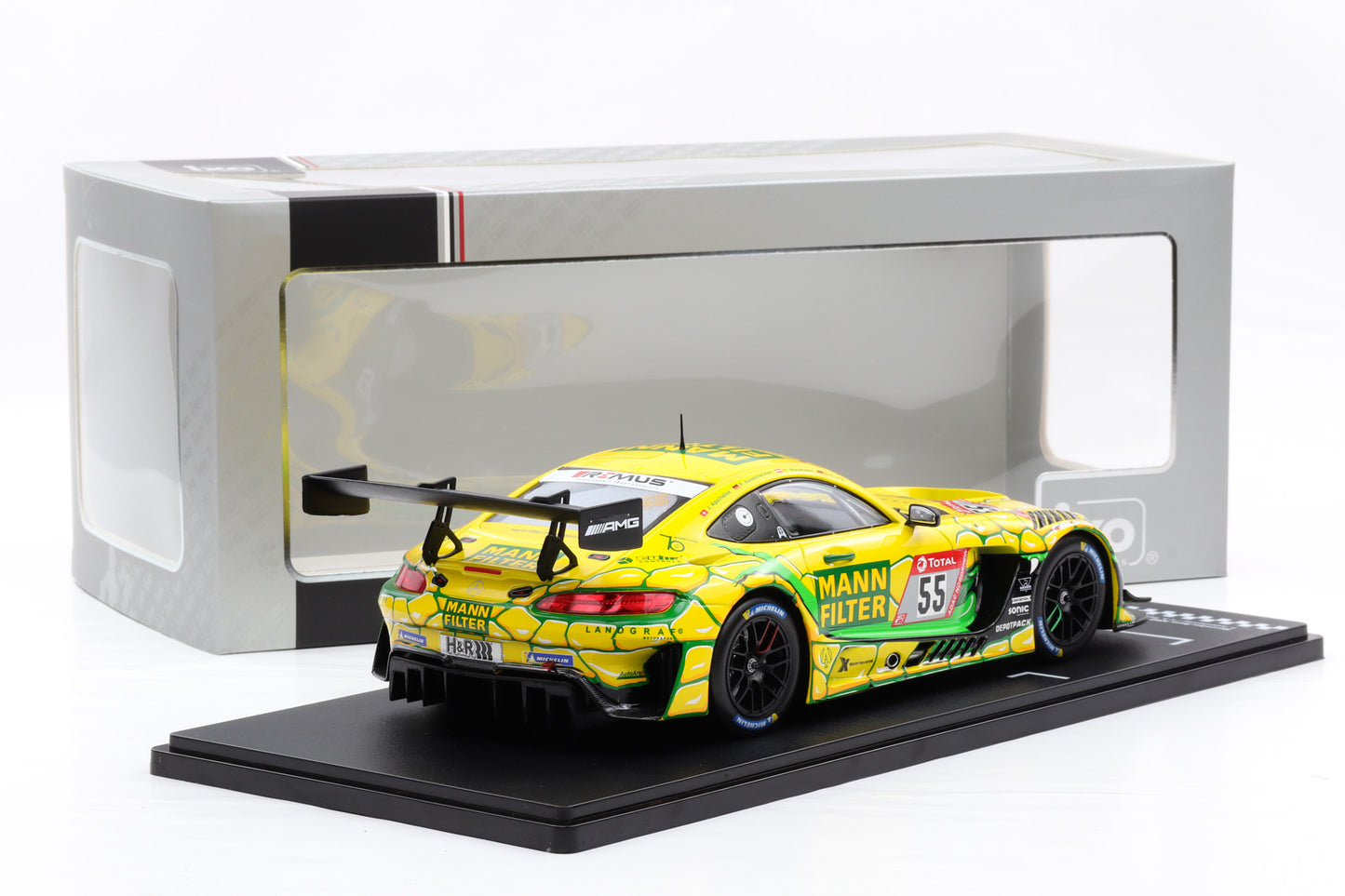 1:18 IXO Mercedes-AMG GT3 Mamba #55 24h Nürburgring 2022 Mercedes-AMG Team