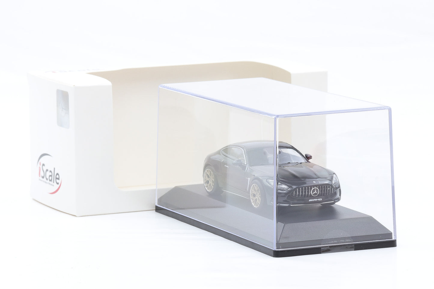 1:43 iScale Mercedes-Benz AMG GT43 C192 Coupe schwarz metallic