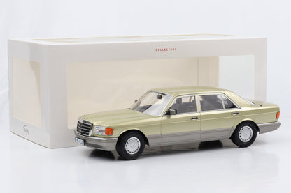 1:18 Mercedes-Benz S-Klasse 560 SEL W126 grünmetallic 2.Serie iScale diecast