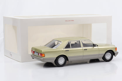 1:18 Mercedes-Benz S-Klasse 560 SEL W126 grünmetallic 2.Serie iScale diecast