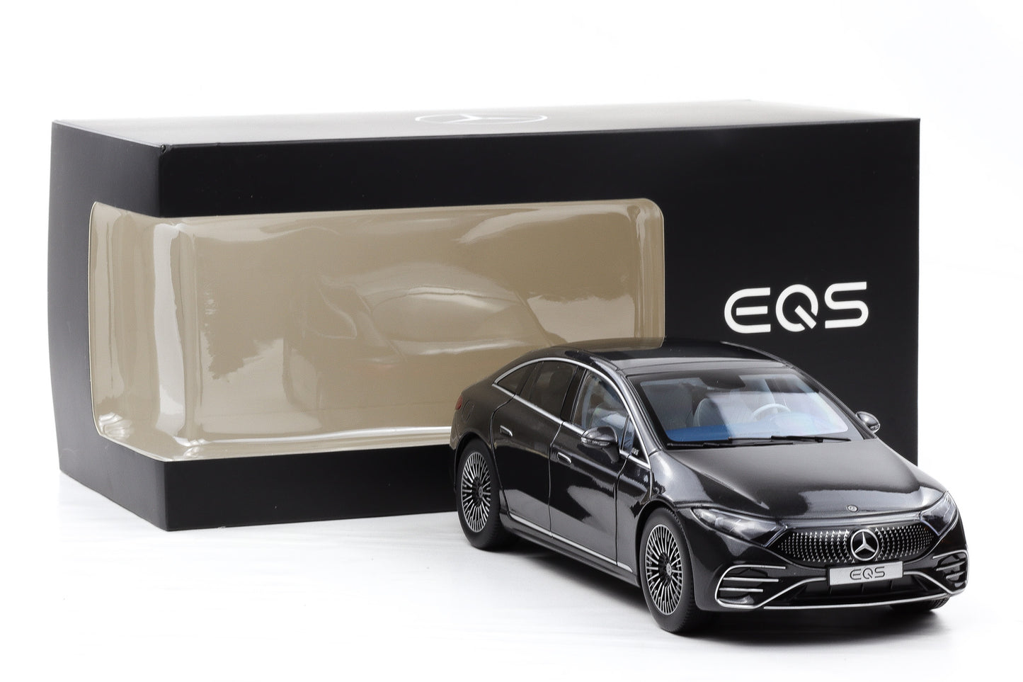1:18 Mercedes-Benz EQS V297 AMG Line graphite grey 2021 NZG Dealer