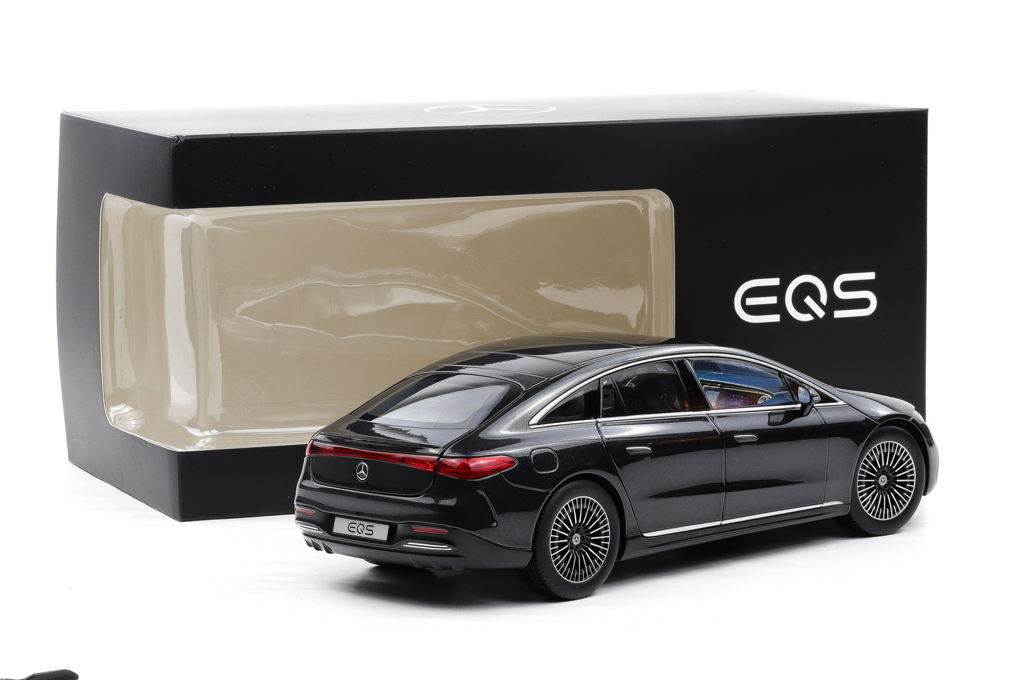 1:18 Mercedes-Benz EQS V297 AMG Line graphite grey 2021 NZG Dealer