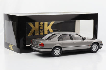 1:18 BMW 740i E38 Serie 1 1994 grau metallic KK Scale diecast