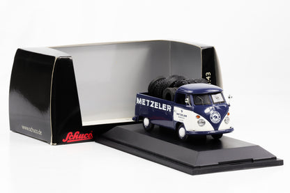 1:43 VW T1 Metzeler dark blue-white Schuco diecast 450260600