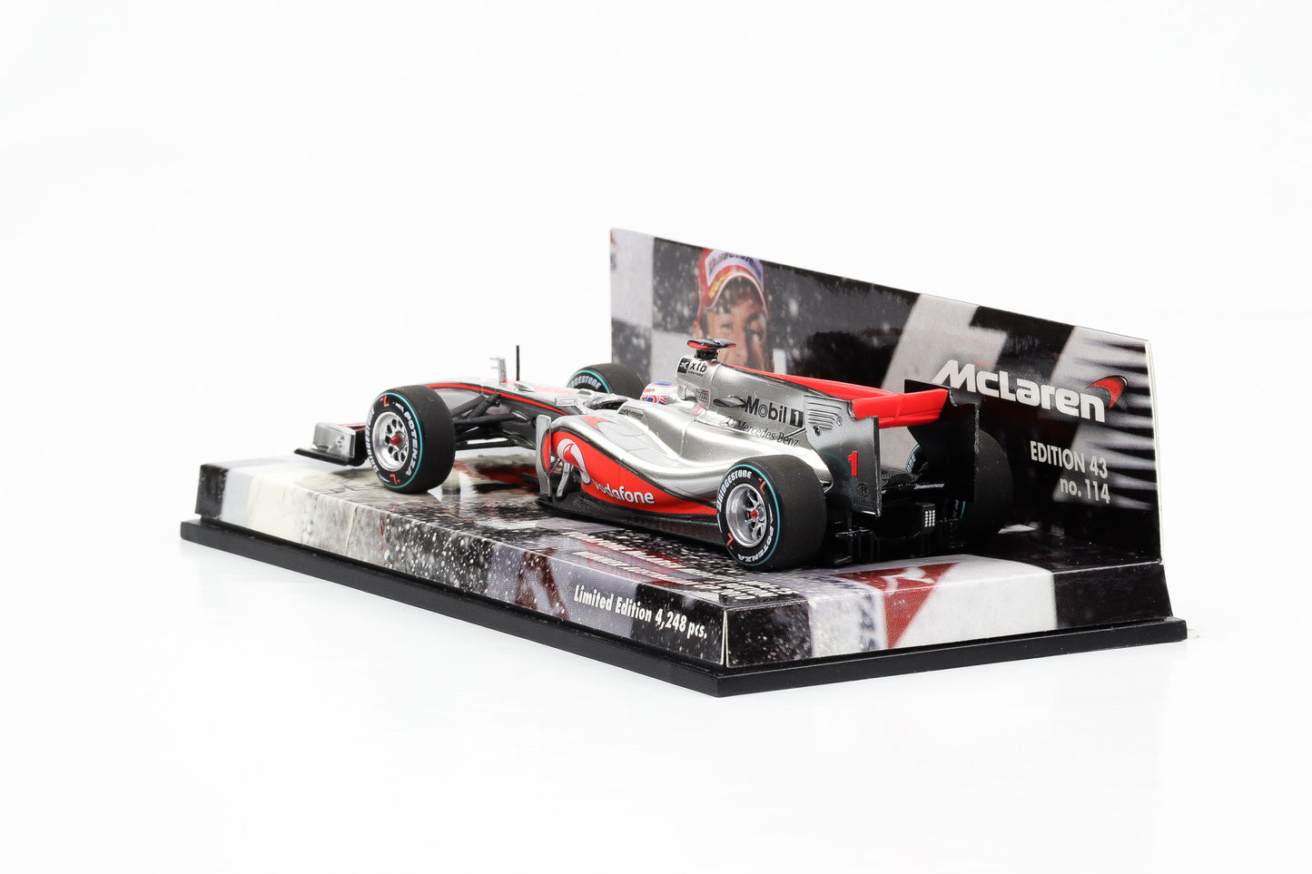 1:43 Minichamps Vodafone McLaren Mercedes MP 4-25 Winner Australien GP J. Button F1 2010