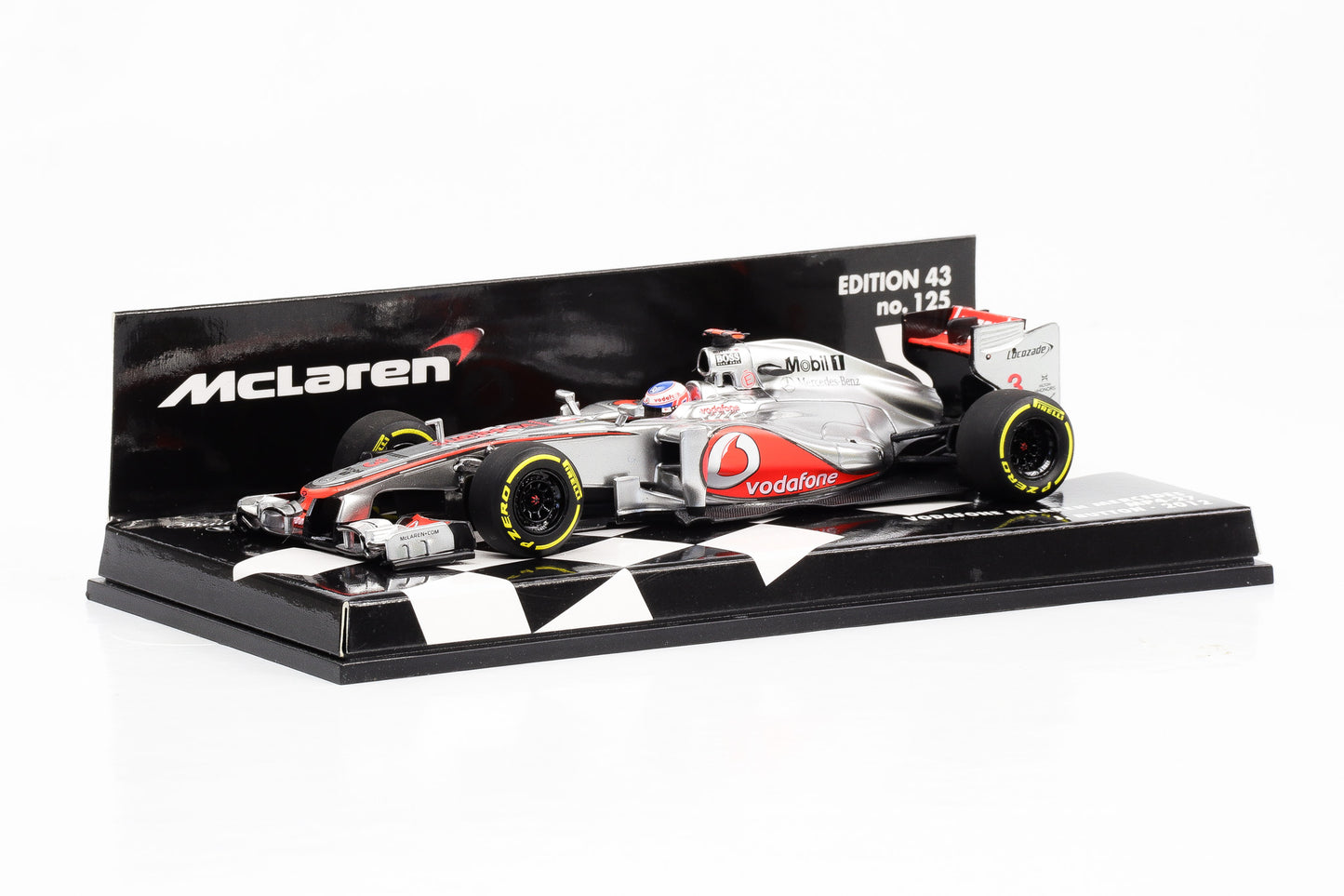 1:43 Minichamps Vodafone McLaren Mercedes MP 4-27 J. Button F1 2012