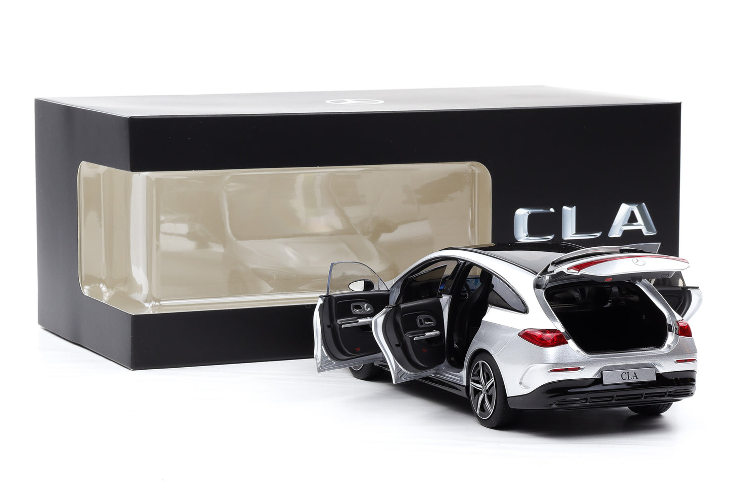1:18 Mercedes-Benz CLA Shooting Brake X174 2025 Hightechsilber NZG B669608487