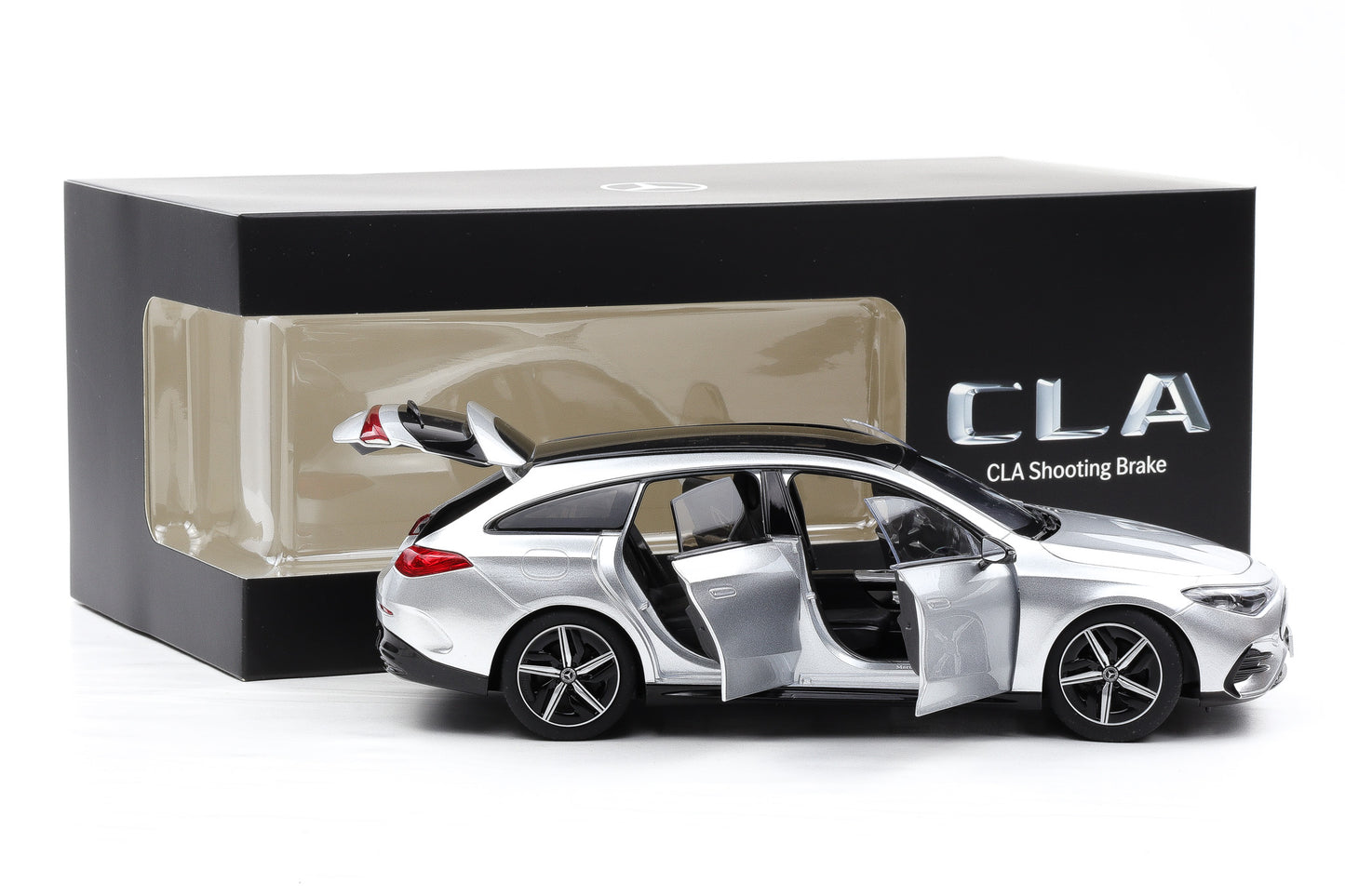1:18 Mercedes-Benz CLA Shooting Brake X174 2025 Hightechsilber NZG B669608487