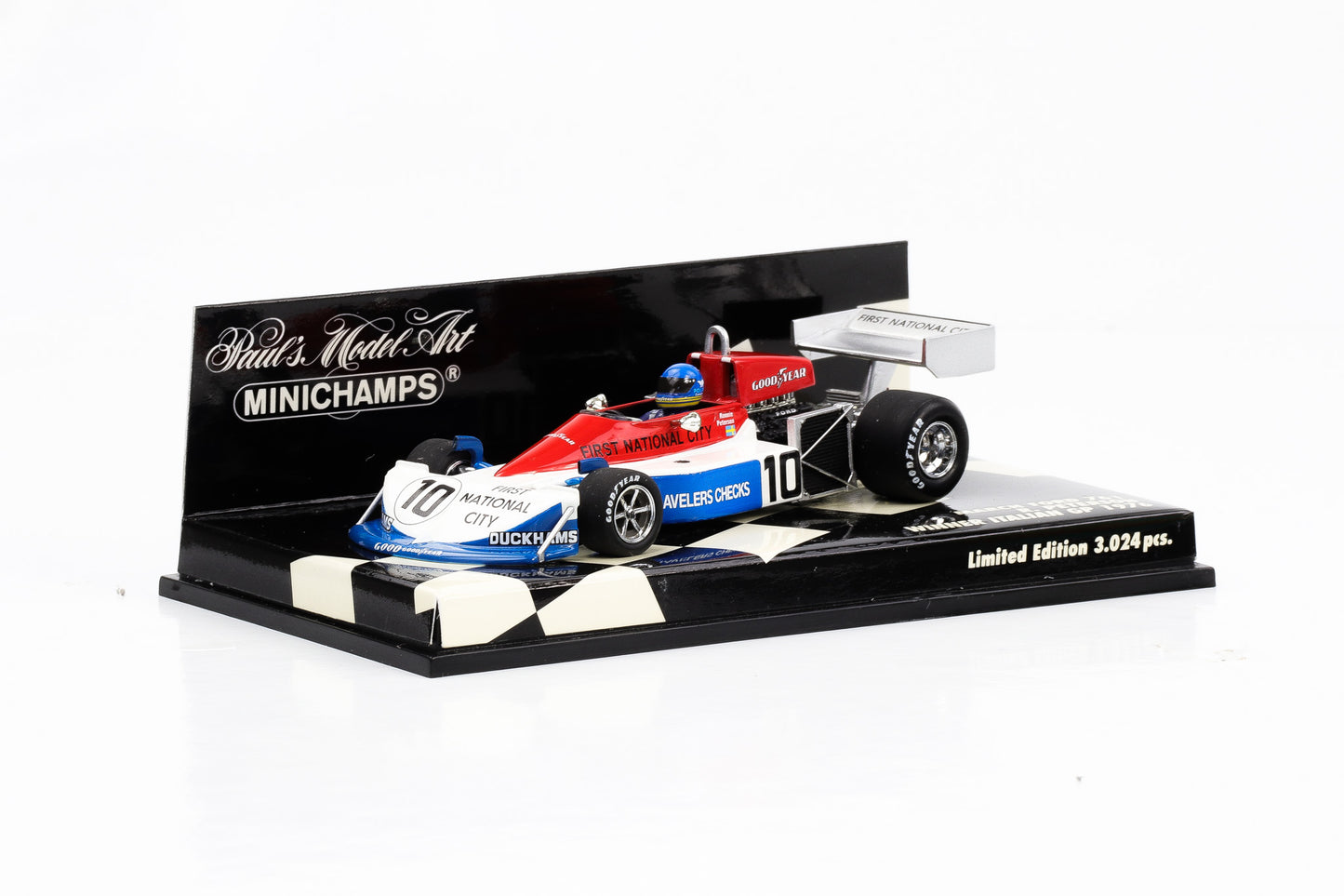 1:43 Minichamps March Ford 761 R. Peterson Winner Italian GP 1976 Formula 1