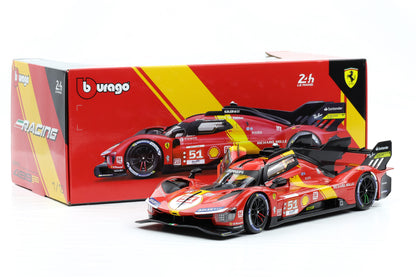 1:18 BBURAGO Ferrari 499P #51 Winner 24 Le Mans 2023 18-16301-51